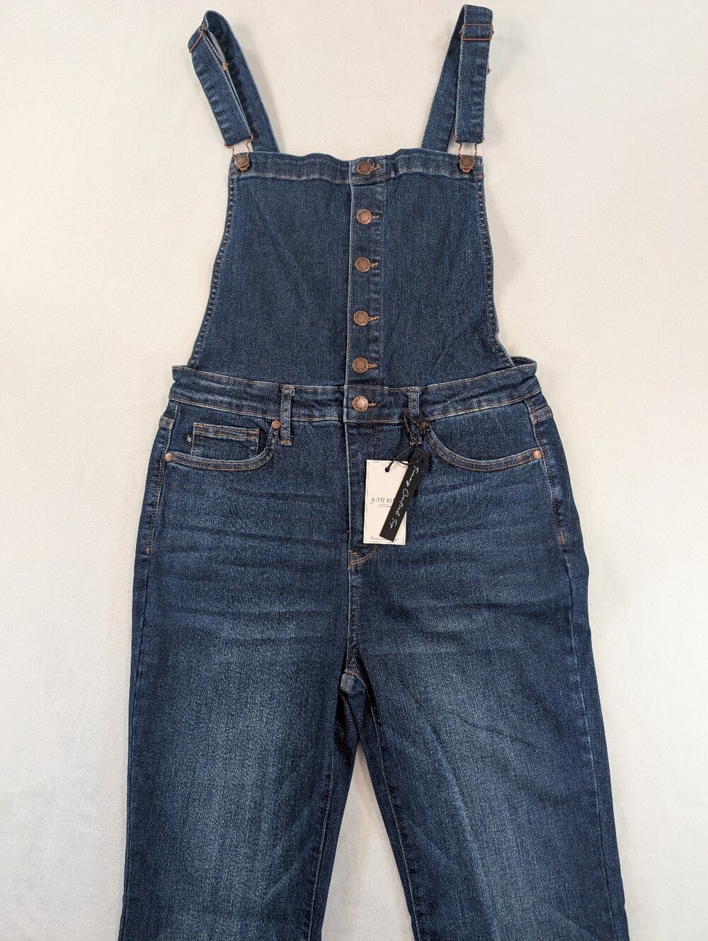 Judy Blue Dark Blue Denim Overalls
